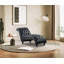 Chaise longue sans accoudoirs en similicuir Ambar-584658711