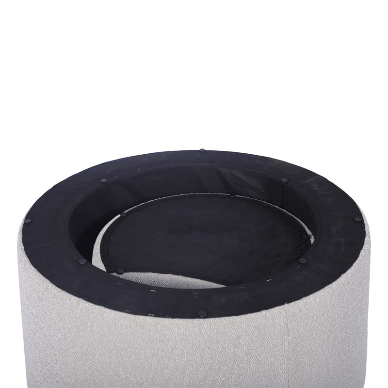Versatile Upholstered Nesting Tables Set for Various Rooms and Purposes