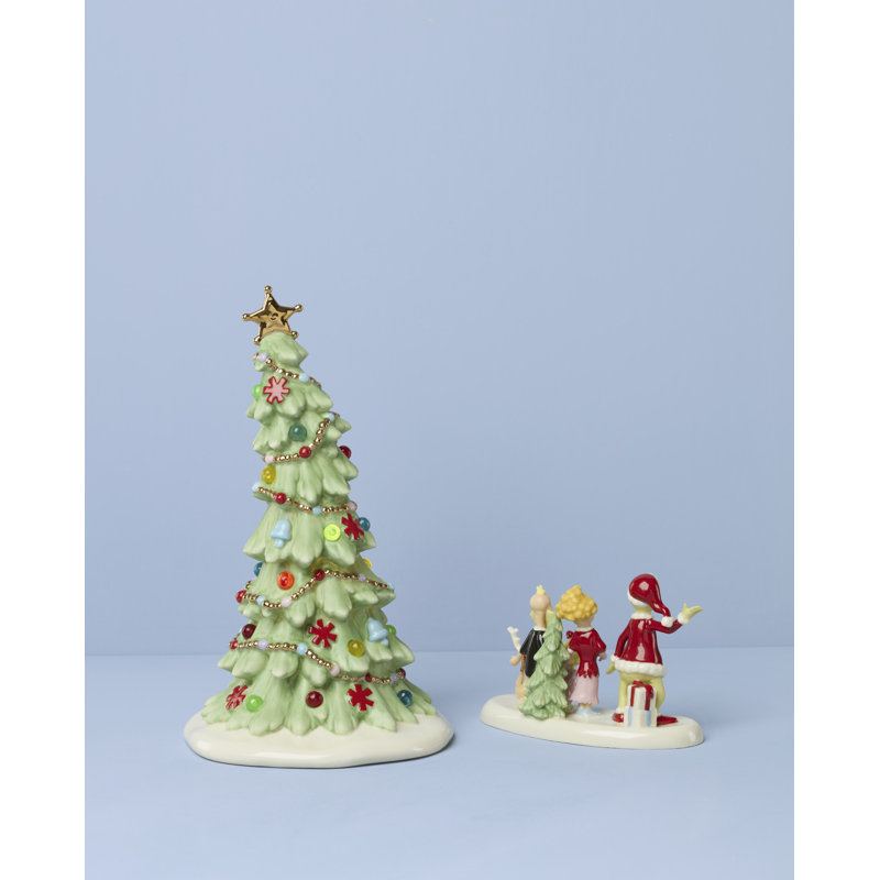 Lenox Who-Ville Light-Up Tree Figurine 2-Piece Set