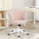 Chaise de bureau, chaise de bureau pivotante à hauteur réglable, dossier