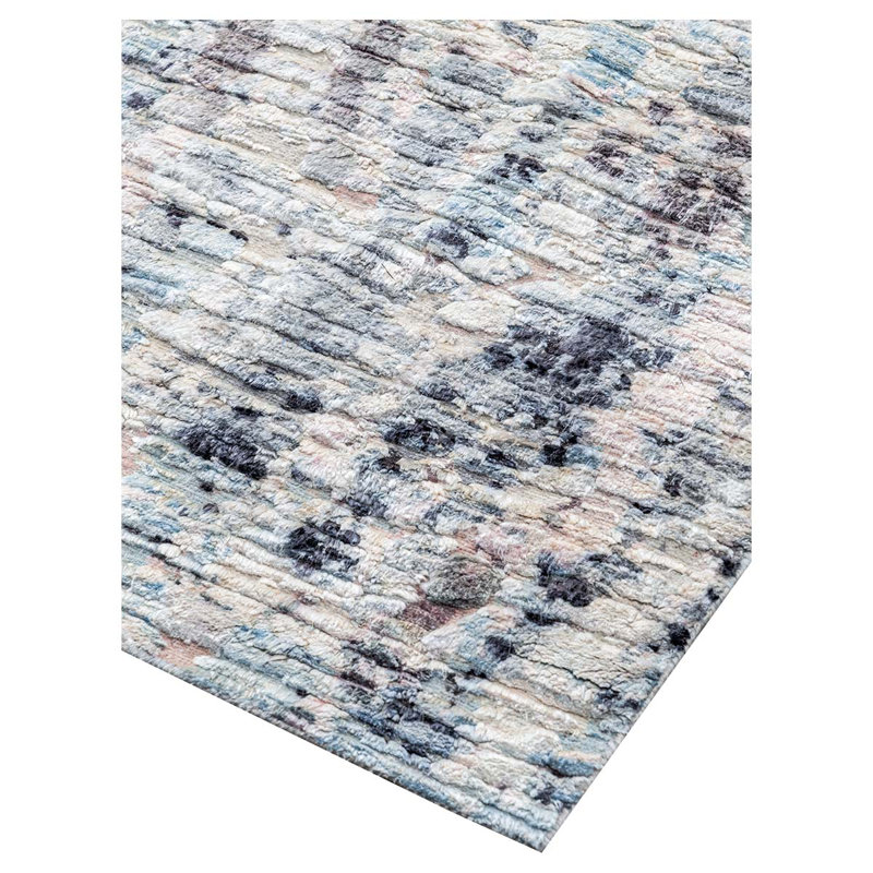 Wool Abstract Area Rug, Rectangle 10' x 14'