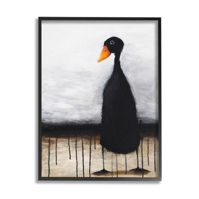 " Urban Black Duck Drip " by Lucia Stewart Painting Print