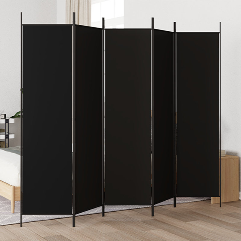 Kasimir Folding Room Divider, White, 4, 200cm H x 200cm W