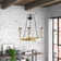 Alixe 3 - Light Dimmable Wagon Wheel Chandelier