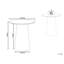 Delylah Black Side Table