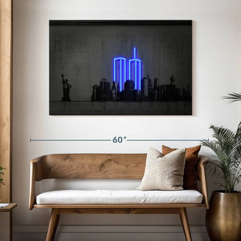 Nicci brillant New York, H 32 po x l 48 po