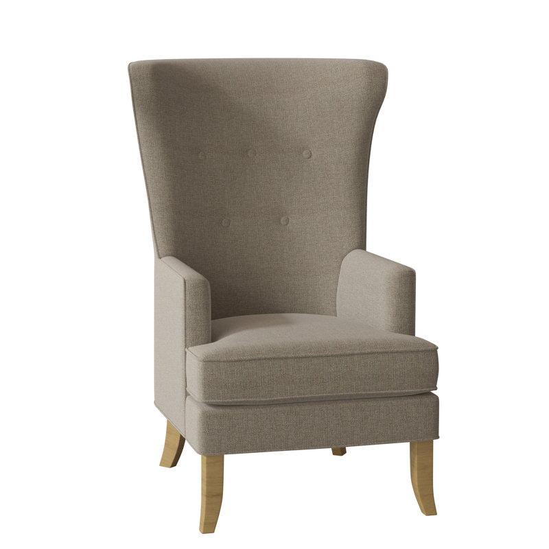 Austin Wingback Chair, Hazelnut, 1181 Pearl