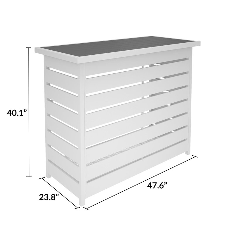Ariesa Indoor/Outdoor Steel Dining Table