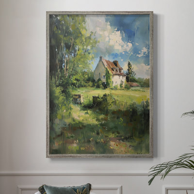 «LANDSCAPES Series XCVI», reproduction encadrée - bois massif