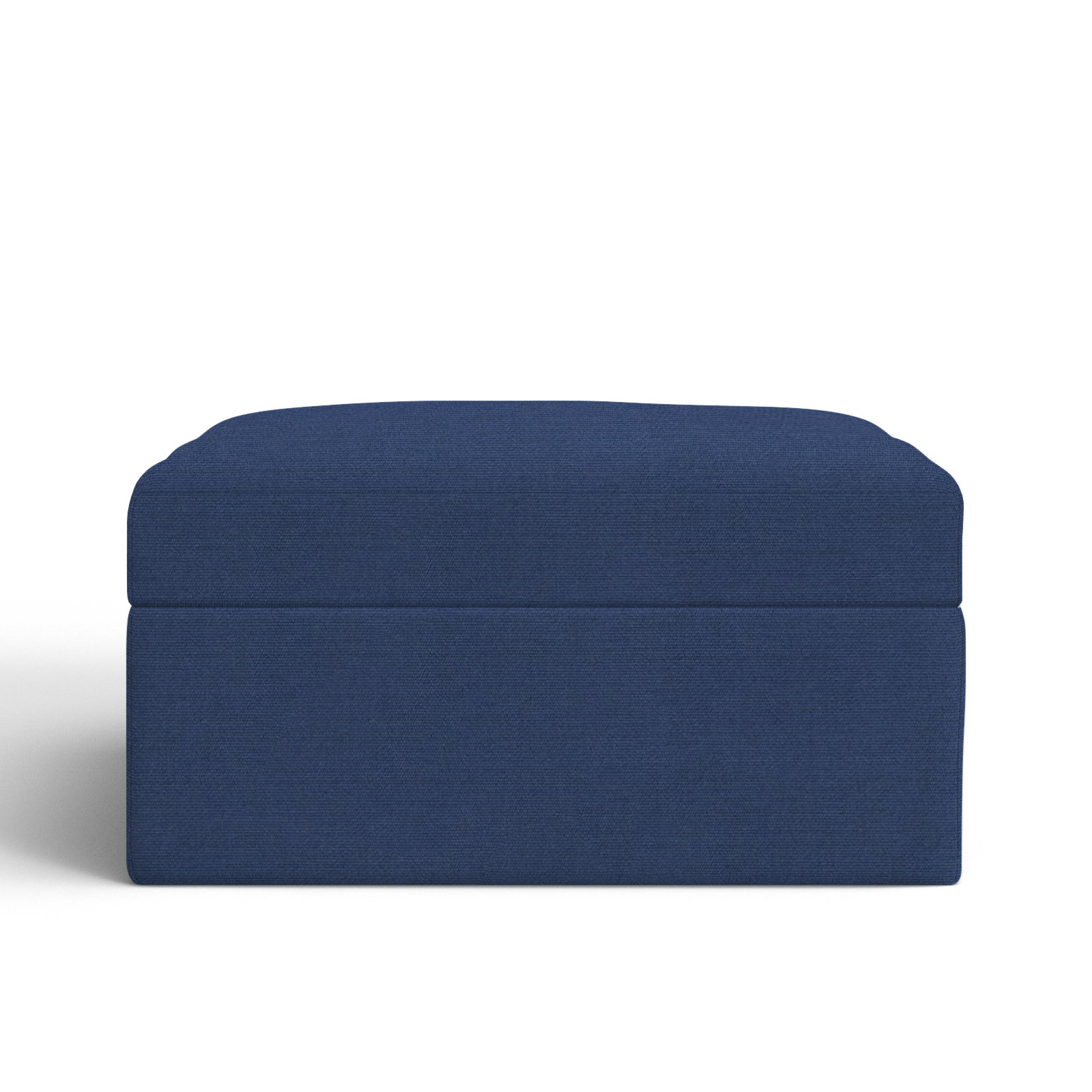 Hartig 38" Ottoman, Canvas Navy Sunbrella® Canvas