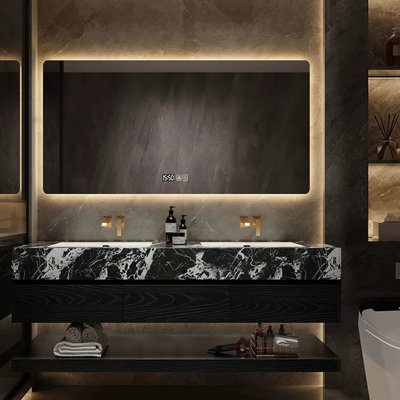 Light luxury simple Bathroom cabinet