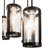 9 - Light Dimmable Cylinder Chandelier