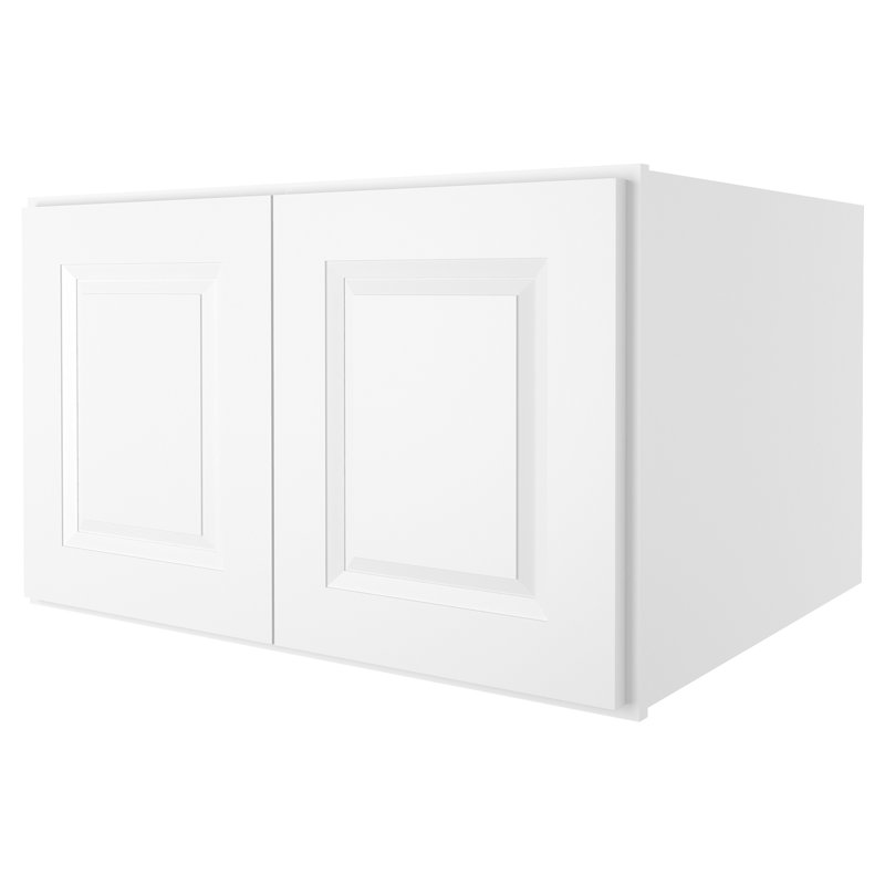 Armoire murale standard en contreplaqué, Blanc traditionnel, H 18 po x l 30 po x P 24 po