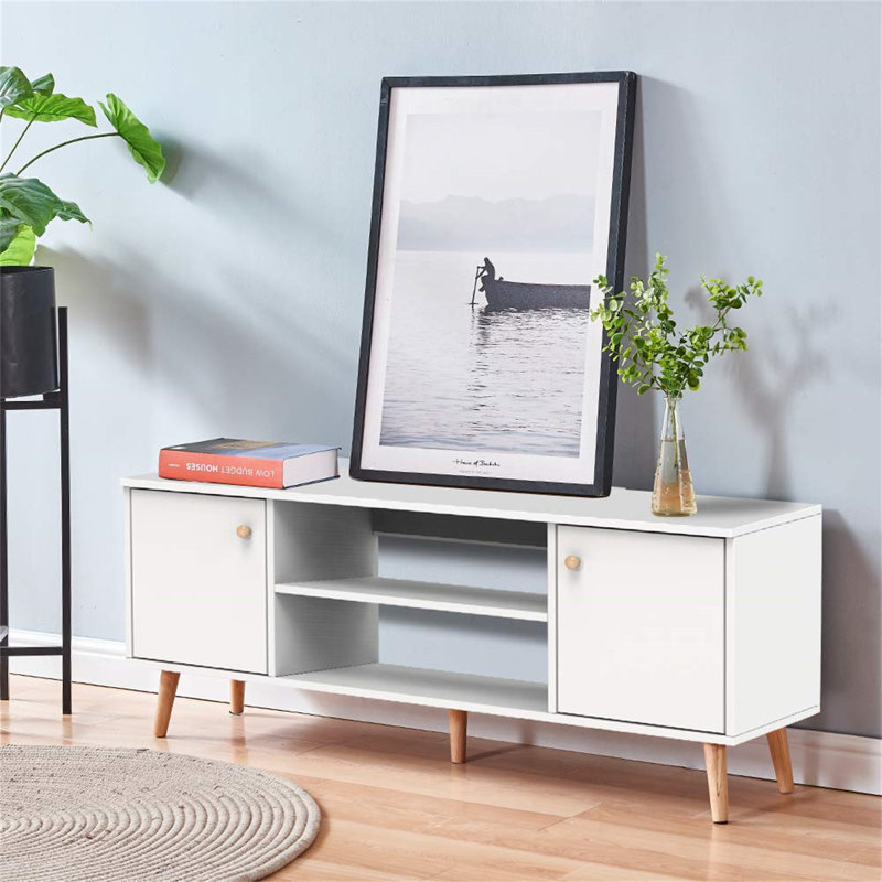 Ellerbe TV Stand for TVs up to 48", White