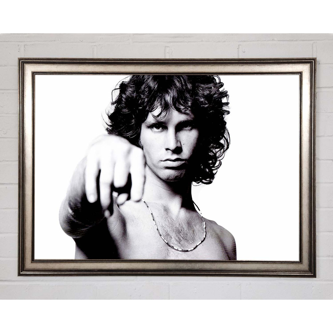 Jim Morrison Light My Fire - Einzelne Bilderrahmen Kunstdrucke