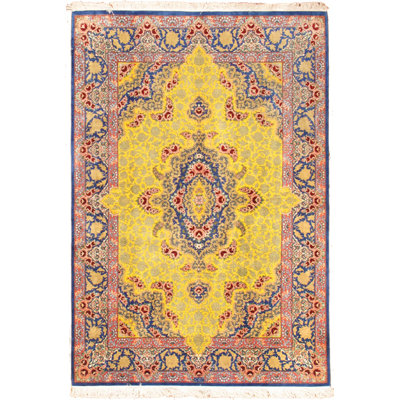 Azerbaijan One-of-a-Kind Rectangle 4'4" X 6'4" Hand Knotted Area Rug