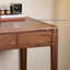 Bureau simple en bois massif noyer Simple