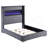 Haven Grey Upholstered Queen Bed