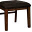 Chaise d'appoint rembourrée en lin Stotts