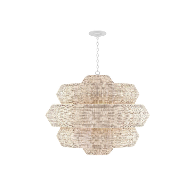 Antibes Chandelier, 18 Lights, 39.5" H x 48" W x 48" D