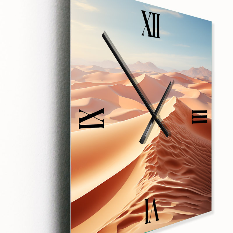 Horloge murale moderne Desert Dunes Majesty VI, H 40 po x l 30 po x P 1 po