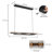 Harmannus 5-light Dimmable LED Rectangular Chandelier