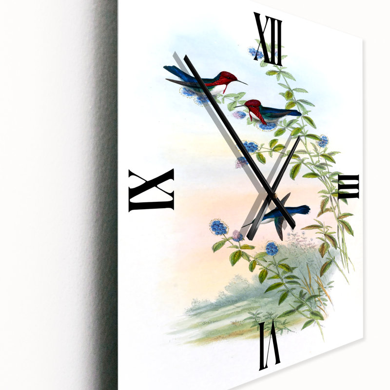 Horloge murale Hummingbird II, Très grand