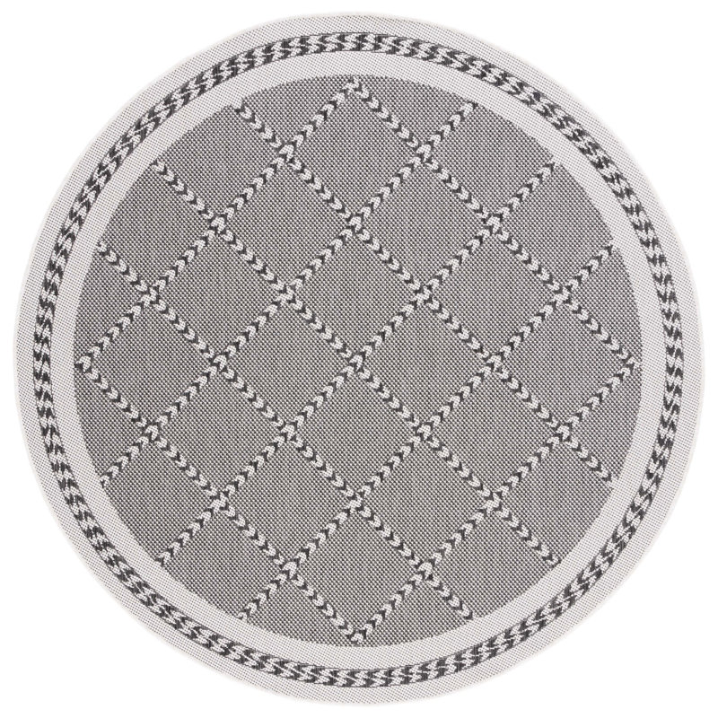 Tapis d'intérieur / extérieur Karalynn Performance, Rond 6 pi 7 po