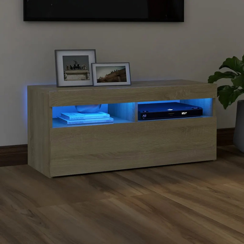 Madline Unfinished TV Stand, Sonoma Oak, 90cm
