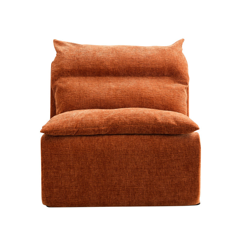 Fauteuil à billes avec accents Modern Modern, Orange