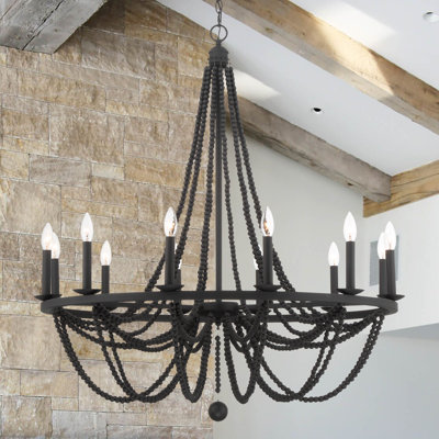 Lustre perlé à intensité variable 12 lumières Knaack 