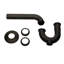 Fireclay Wallmount Bath Sink with Faucet, Drain and P-Trap Set-346126599