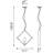 1 - Light Painted Steel Single Pendant