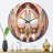 White Spheres Minimal Retro Future Architecture Metal Wall Clock-93380643