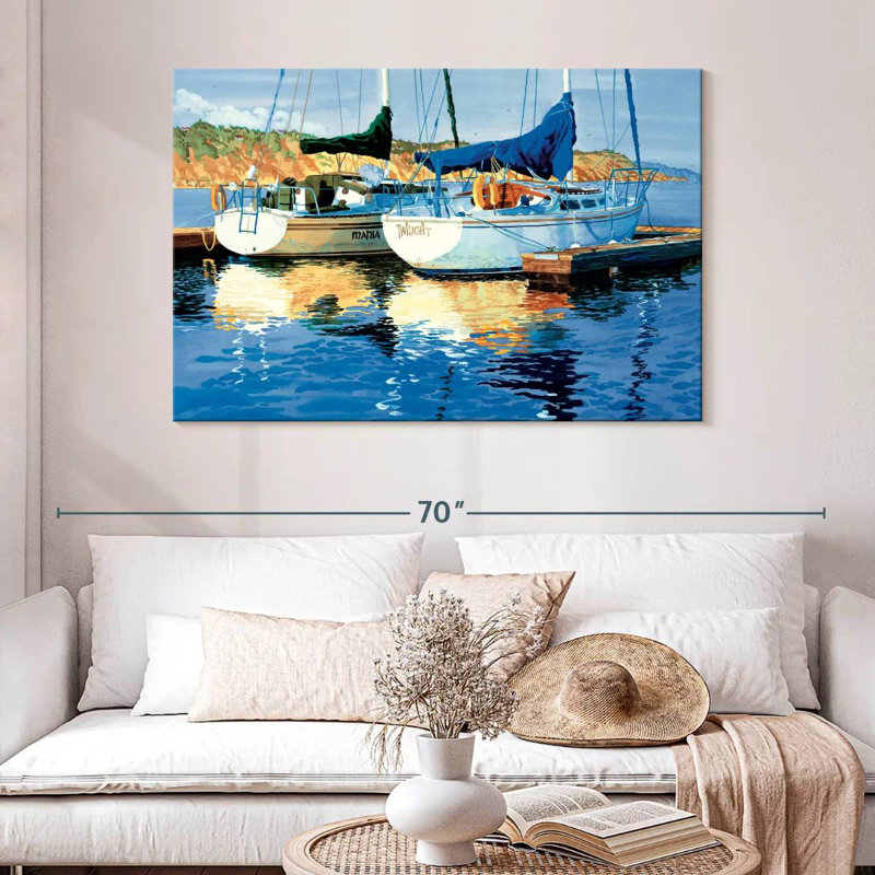 Mehar reflets sur la Gold Coast, H 32 po x l 48 po