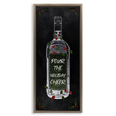 «Pour Holiday Cheer Bottle» par Natalie Carpentieri