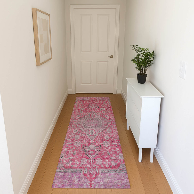 Premium Machine Washable Baford AMF1651 Global Rug, Runner 2'3" x 7'6"