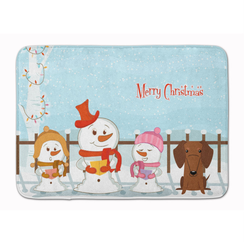 Tapis pour salle de bain Christmas, Brun