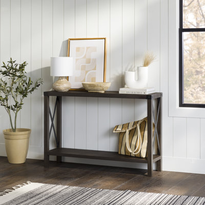 Larenda Entryway Table with Open Shelf Storage