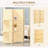 4-Panel Folding Room Divider