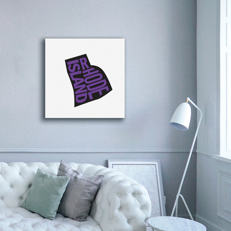 «Rhode Island 2» par Art Licensing Studio, art mural épique Graffiti, 18 po x 18 po, H 37 po x l 37 po x P 1,5 po