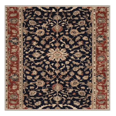 Tapis brun lavable à la machine