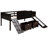 Twin Loft Bed With Storage Compartments. Strong Pine Construction. Climbing Frame & Rope Excitement. Double Chalkboard Creative. Slide For Quick Exit Size - . With Storage. Solid Frame, Fun.