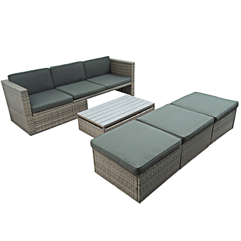 Ensemble de meubles de patio 5 pièces