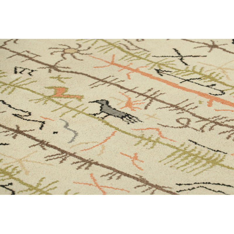 One-of-a-Kind 6'4x7'10 Hand Knotted Area Rug