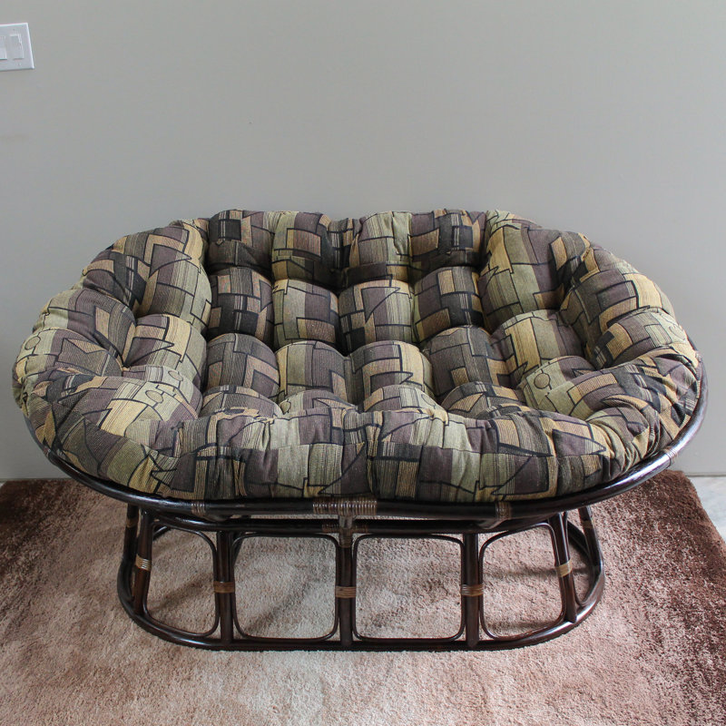 Fauteuil Papasan Arwaa, Mélange de polyester Picasso