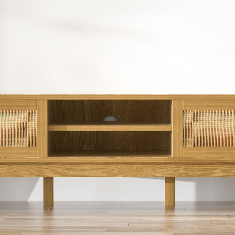 Kumar 65'' TV Stand for TVs up to 70", Natural