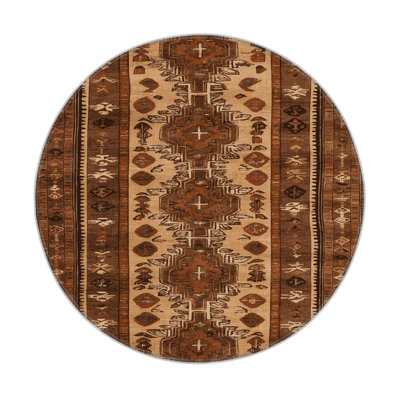 Tapis turc intérieur et extérieur brun