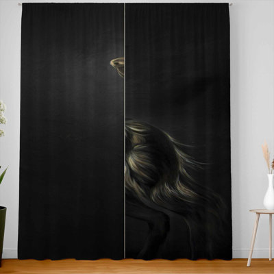 Picard Spaniel Blackout Window Curtain Pair | Home Decor