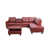 Red Faux Leather